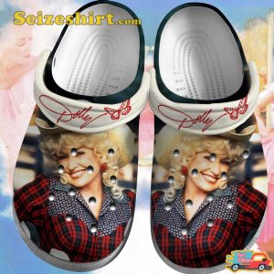 Dolly Parton Music Potrait Country Singer Of All Time Comfort Clogs