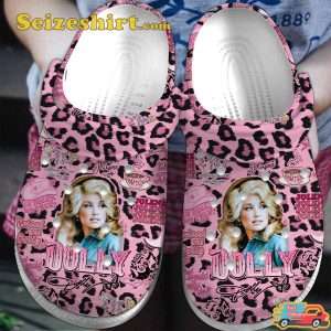 Dolly Parton Music Silver And Gold In Dolly We Trust Comfort Clogs