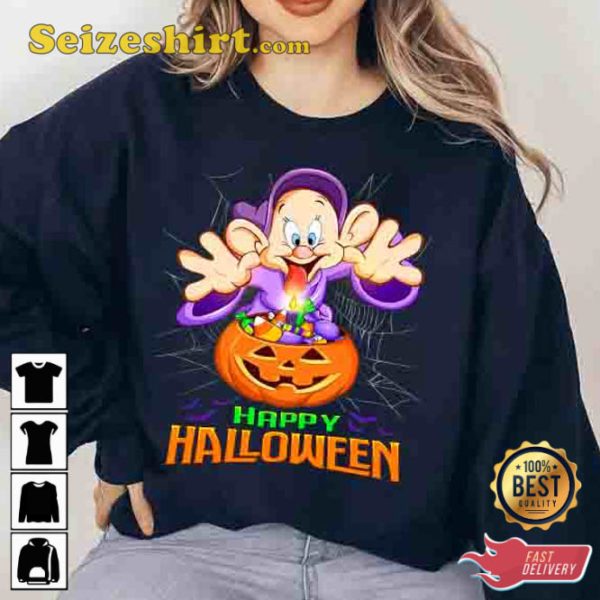 Dopey Funny 2023 Matching Family Disney Hallowen Costume T-Shirt