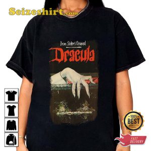 Dracula Movie Poster Vampire Bam Stories Spooky Vibes Unisex T-Shirt