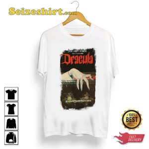 Dracula Movie Poster Vampire Bam Stories Spooky Vibes Unisex T-Shirt