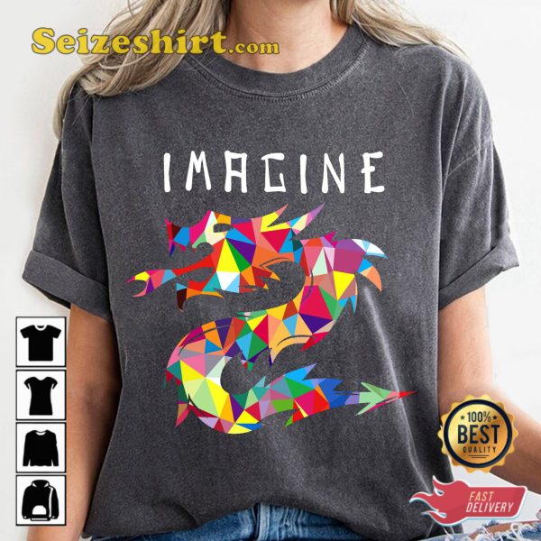 Dragon Art Imagine Dragons Mercury Fire Breathers Concert Outfit T-Shirt