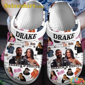 Drake Rapper Music Search And Rescue Do Right and Kill Everything Comfort Clogs