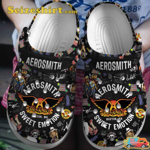 Eat The Rich Aerosmith Dream On Music Fans Tribute Comfortable Clogs