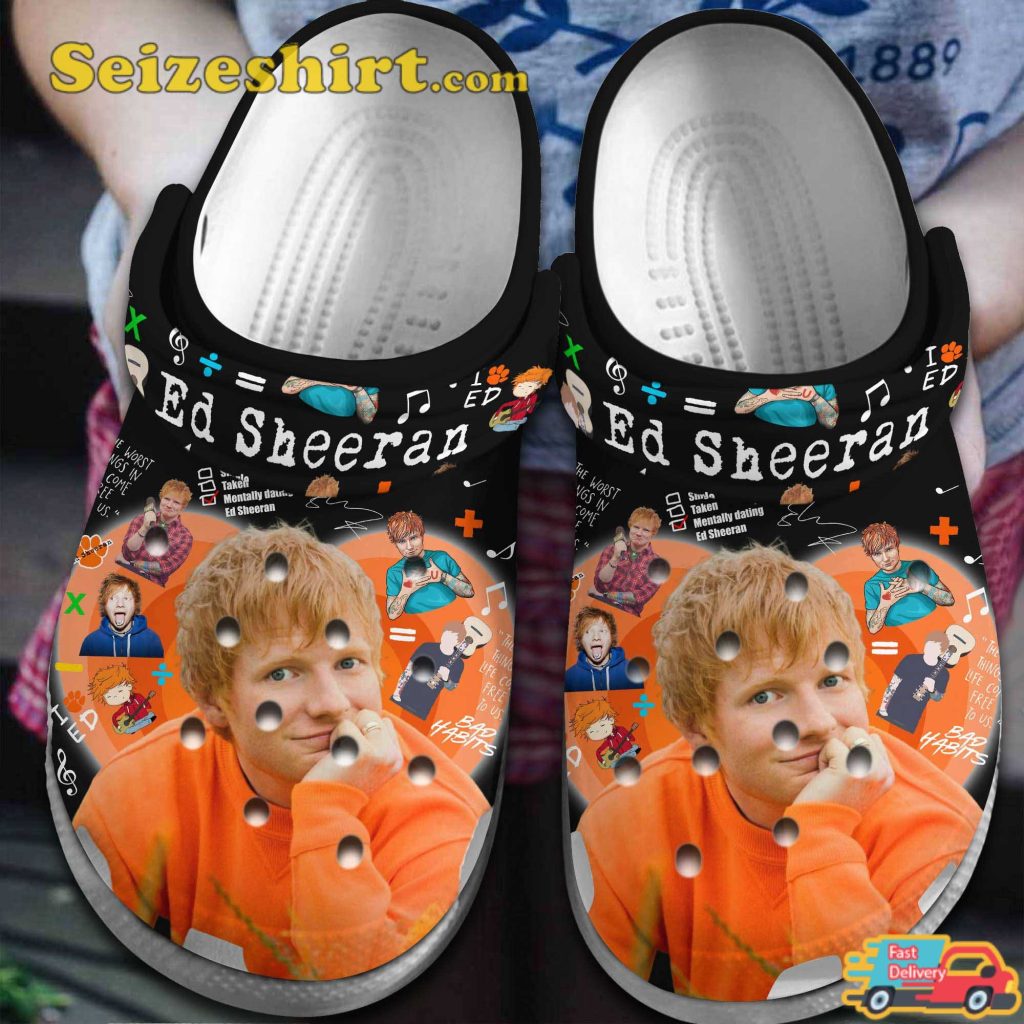 Ed Sheeran New Album Mathematics 2023 Fans Tribute Comfort Clogs