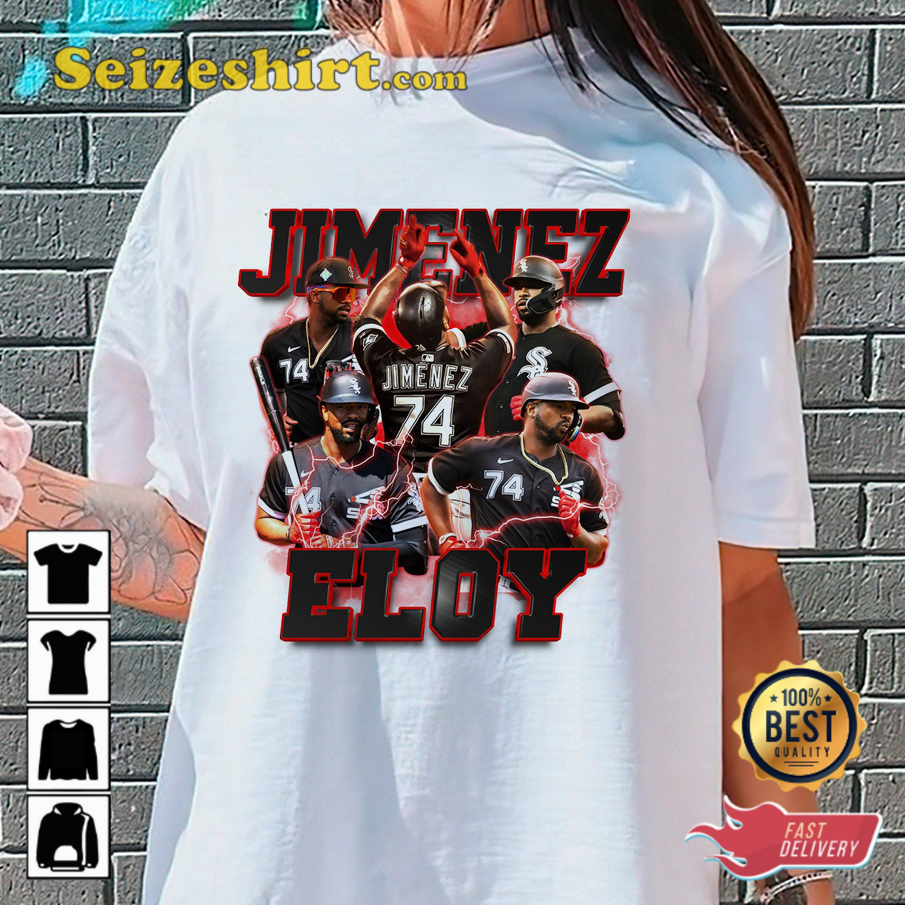 Eloy Jimenez T-Shirts & Hoodies, Chicago W Baseball