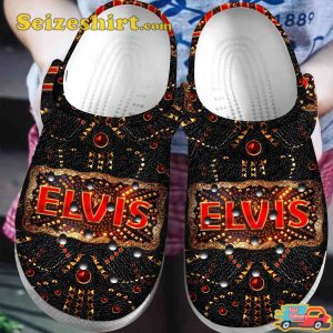 Elvis Presley Singer Music King of Rock and Roll Trendy Comfort Clogs