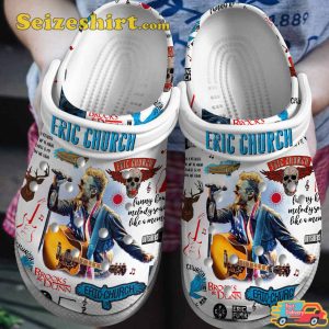 Eric Church Music Man Made a Bar One Thing at a Time Comfort Clogs