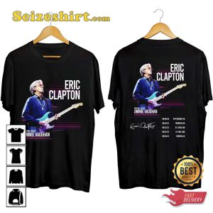 Eric Clapton 2023 Tour Jimmie Vaughan Double Sided T-Shirt