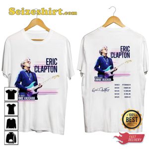 Eric Clapton 2023 Tour Jimmie Vaughan Double Sided T-Shirt