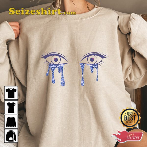 Euphoria Movie  Tears Eyes Angus Cloud T-shirt