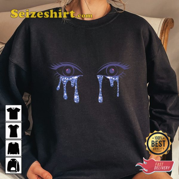 Euphoria Movie  Tears Eyes Angus Cloud T-shirt