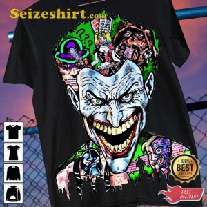 Famous Collage Epic Characters Street Wear Halloween T-shirt