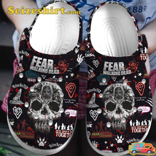 Fear The Walking Dead Tv Series The Savior Sanctuary Negan Vibes Comfort Clogs