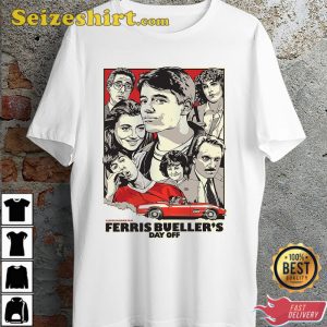 Ferris Buellers Day Off Teen Comedy Movie T-Shirt