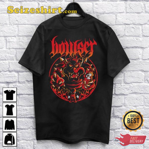 Final Boss Browser Funny Gaming Heavy Metal T-Shirt