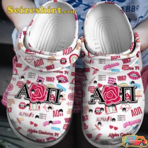 Footwearmerch Alpha Omicron Pi Classic Clogs Shoes