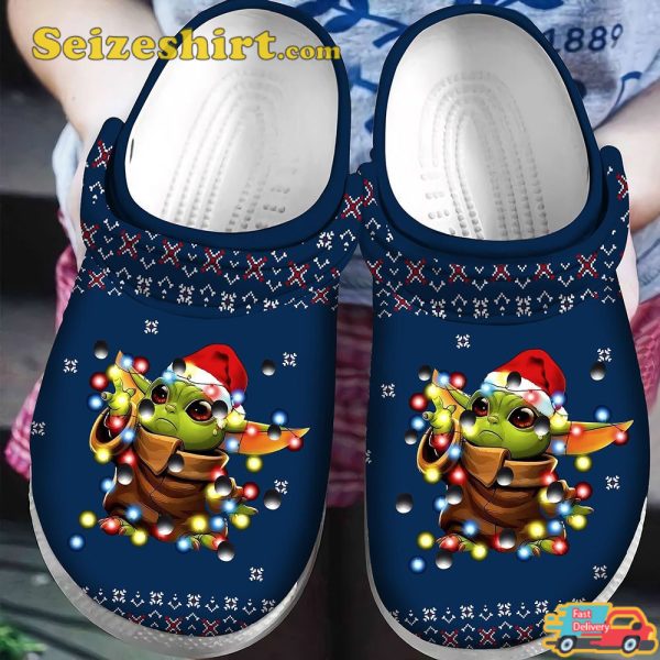 Footwearmerch Baby Yoda Christmas Classic Comfort Clogs