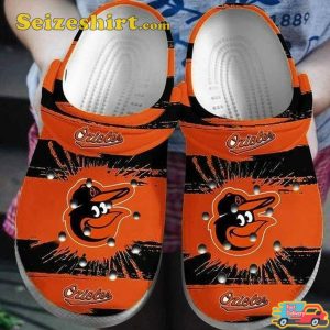 Footwearmerch Baltimore Orioles Mascot The Oriole Bird Personalized Comfort Clogs