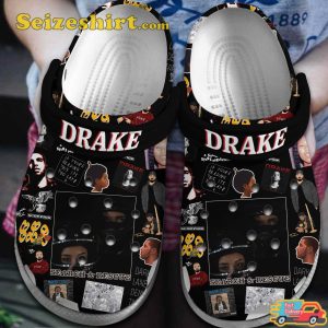 Footwearmerch Drake Rapper Music Search And Rescue Gods Plan Trendy Comfort Clogs