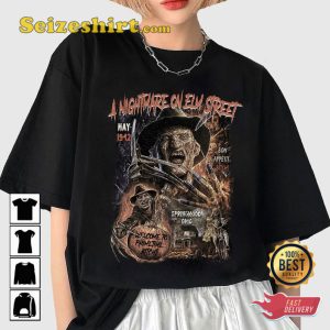 Freddy Krueger A Nightmare On Elm Street Film Halloween T-shirt