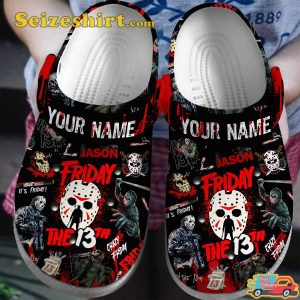 Friday The 13th Movie Horror Movie Magic Camp Crystal Vibes Comfort Clogs