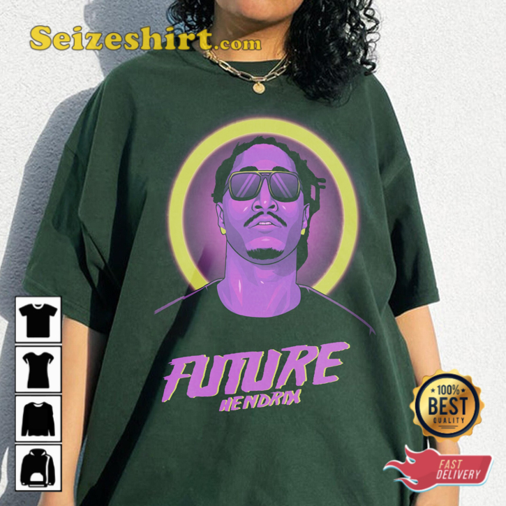 Vintage Future Hendrix Graphic Shirt Rapper Shirt Unisex -  in