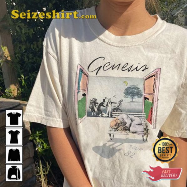 Genesis Tour 82 Rock Band Fan Gift T-shirt