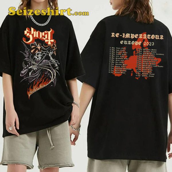 Ghost Band Re-Imperatour EU Tour 2023 T-shirt