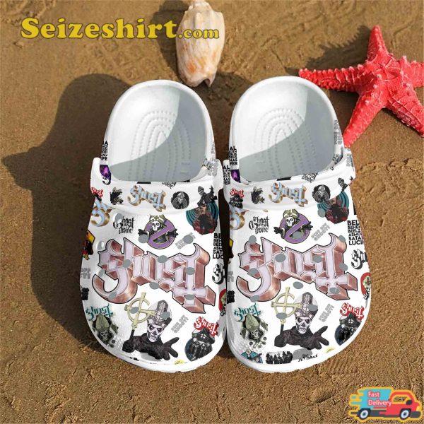 Ghost Music Mary On A Cross Trendy Comfort Clogs