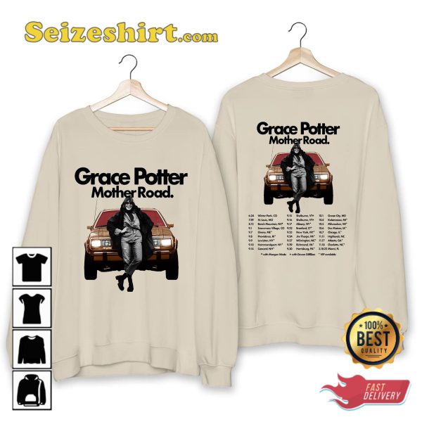 Grace Potter Mother Road 2023 Tour Fan Tribute Concert T-Shirt