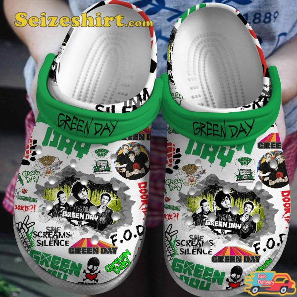 Green Day Music Boulevard of Broken Dreams Melodies Trendy Comfort Clogs