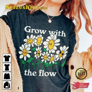 Grow with The Flow Vintage Inspired Unisex T-Shirt