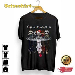 Halloween Movies Characters Friends T-shirt