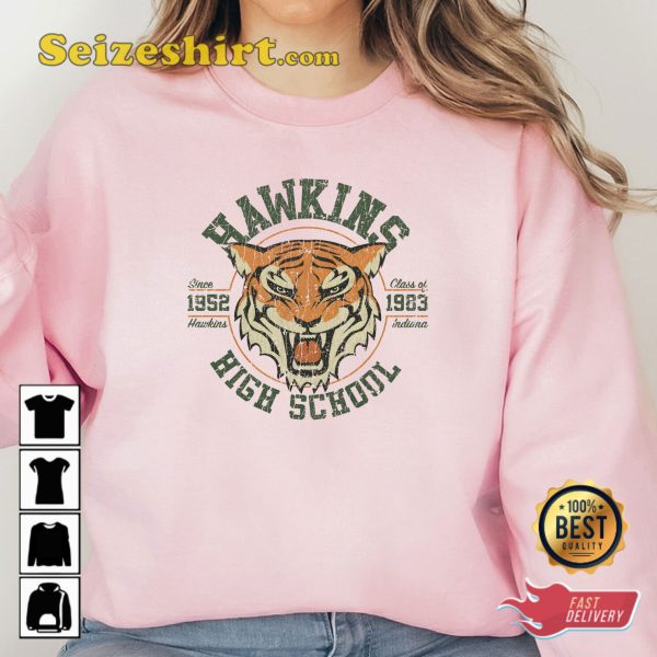 Hawkins High School Tiger The Mascot Hawkins Stranger Things Fans Unisex T-Shirt