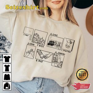 Heartstopper Phases Inspired Book Nick And Charlie Love Routine T-Shirt