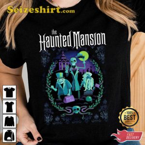 Hitchhiking Ghosts The Haunted Mansion Disney Halloween T-Shirt
