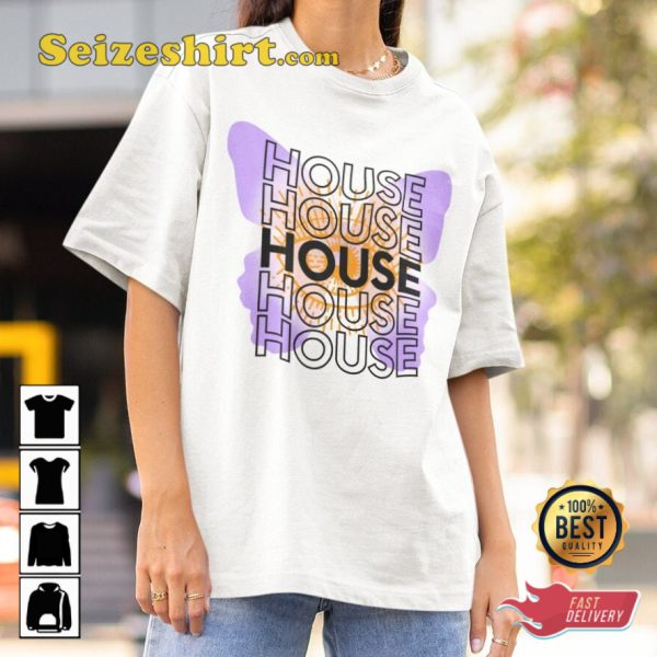 House Music Rave Four On The Floor Festival T-Shirt