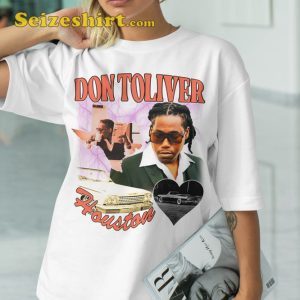 Houston Don Toliver Rapper Fan Love Sick Tour Concert T-Shirt
