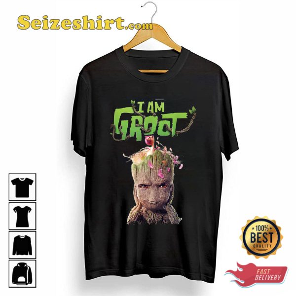 I Am Groot Cute Guardians Of The Galaxy Marvel Fan Unisex T-Shirt