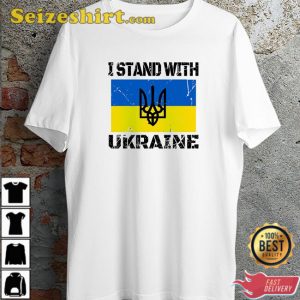 I Stand With Ukraine Flag I Support T-Shirt