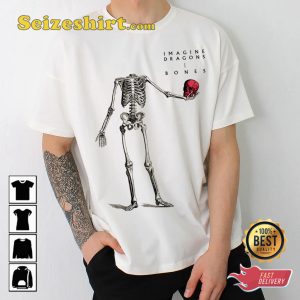 Imagine Dragons Bones Mercury Act 2 Skeleton Concert Outfit T-Shirt