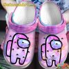 Imposter Among Us Crew Game Pink Sus Comfort Clogs