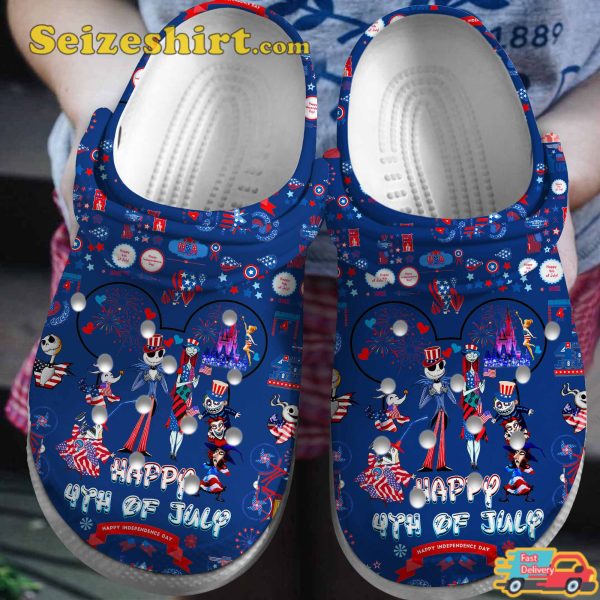 Independence Day Happy 4th Of July Disney Comfort Clogs