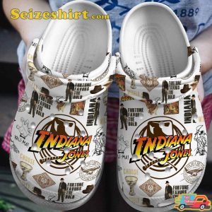 Indiana Jones Movie Fortune Favors The Gold Trendy Comfort Clogs