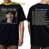 James Taylor An Evening With James Taylor His All-star Band Music Concert Tee