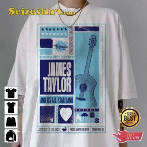 James Taylor And His All-Star Band Tour 2023 T-shirt
