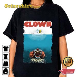 Jaw Clown Halloween It Clown Horror Movie Pennywise Unisex T-Shirt