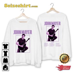John Mayer Fall Solo Tour 2023 Acoustic Vibes Concert T-Shirt