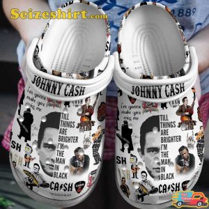 Johnny Cash Music Riders in the Sky Silver Jubilee Melodies Comfort Clogs